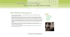 Desktop Screenshot of matthewsastrology.com